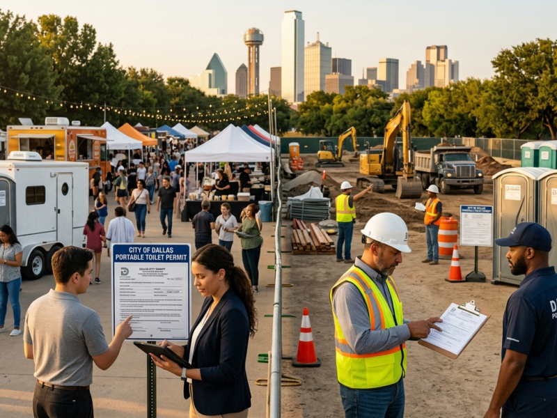 Do You Need a Permit to Rent a Porta Potty? A Complete Guide for Dallas Events & Job Sites